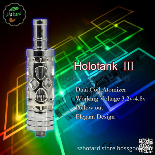 Wholesales Hotardtech Glass Tube Bdc Dual Coil Holotank III